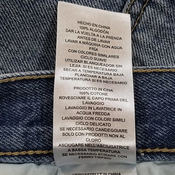 Current/Elliott Blue Jeans Womens 28 Vanessa Crop Straight Leg High Rise 31x26 - Picture 12 of 12